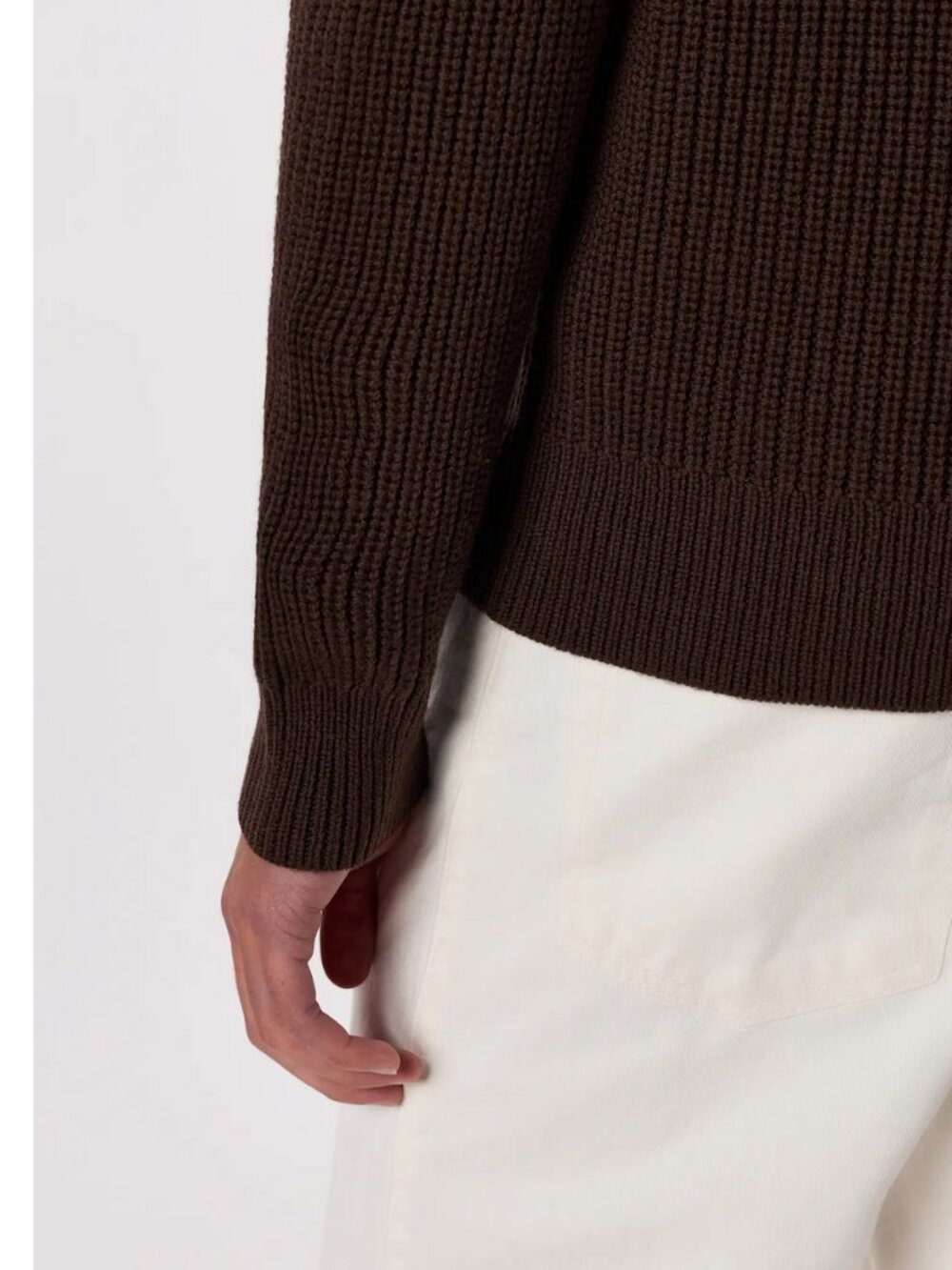 Quince Australian Merino Wool Half Zip Sweater - Picture 4 of 9